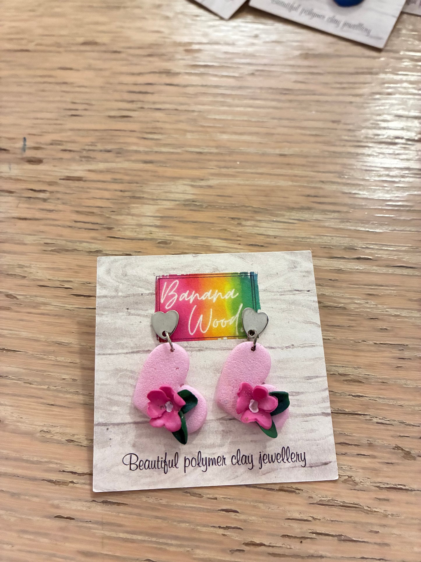 Unique polymer clay earrings