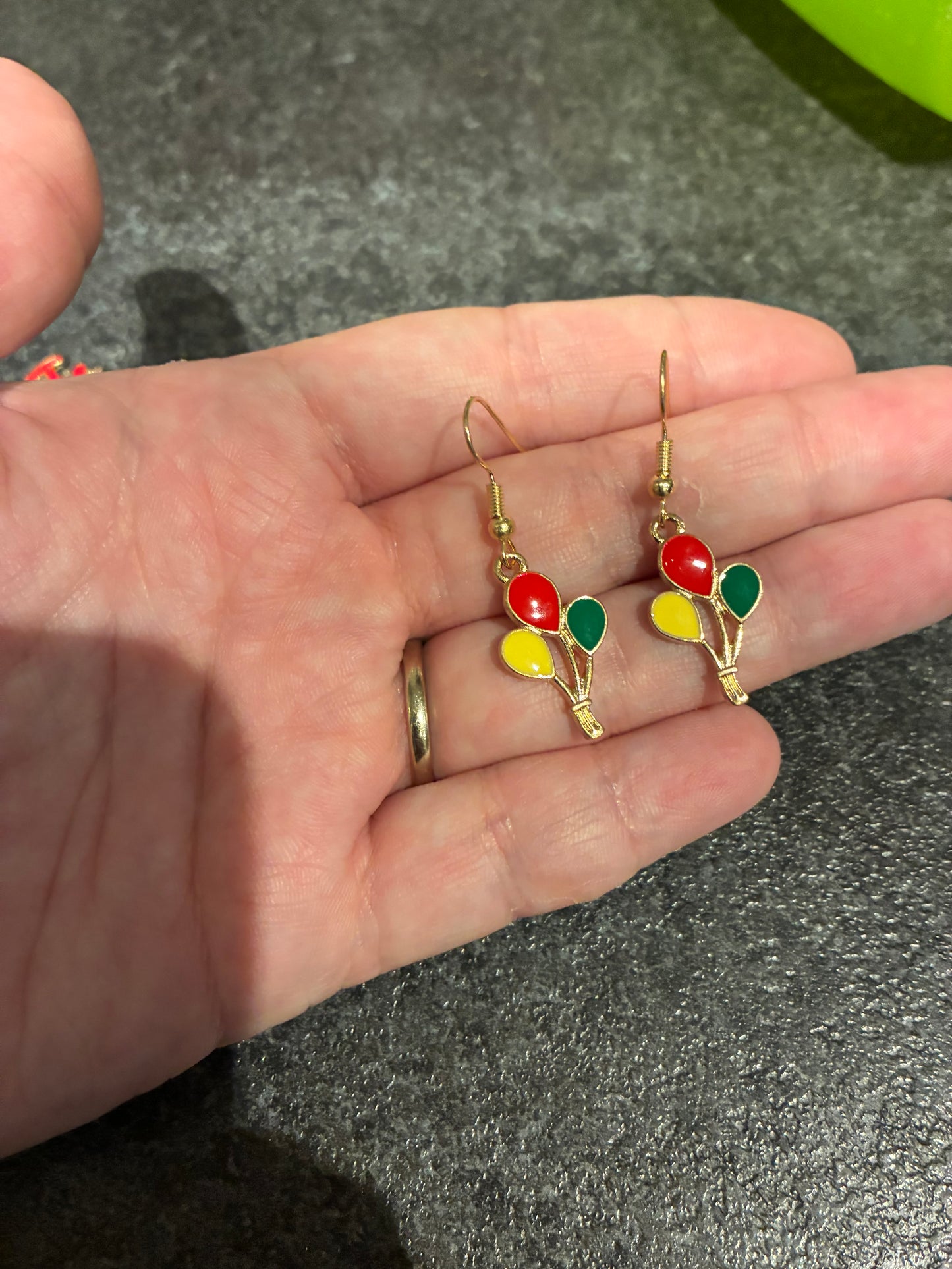 Balloons Enamel earrings