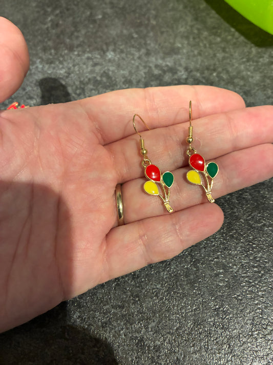 Balloons Enamel earrings