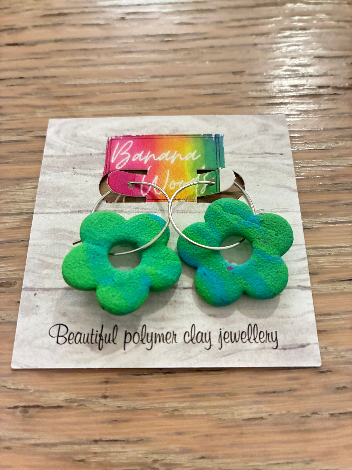 Unique polymer clay earrings
