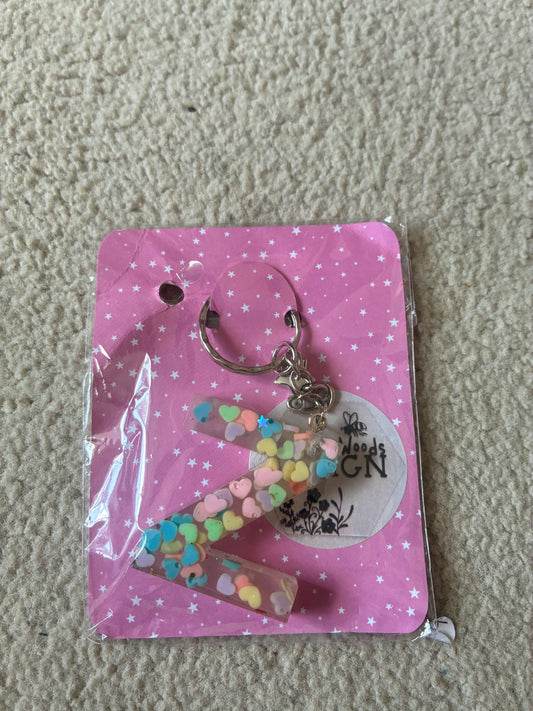 Z Resin initial keyring
