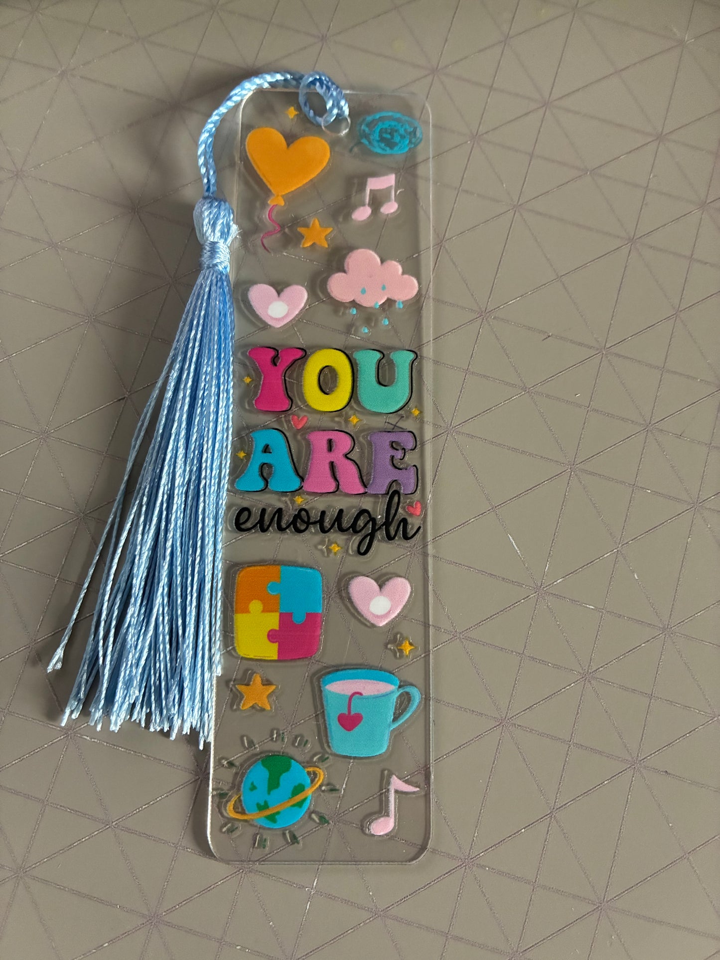 You Are Enough Acrylic Bookmark
