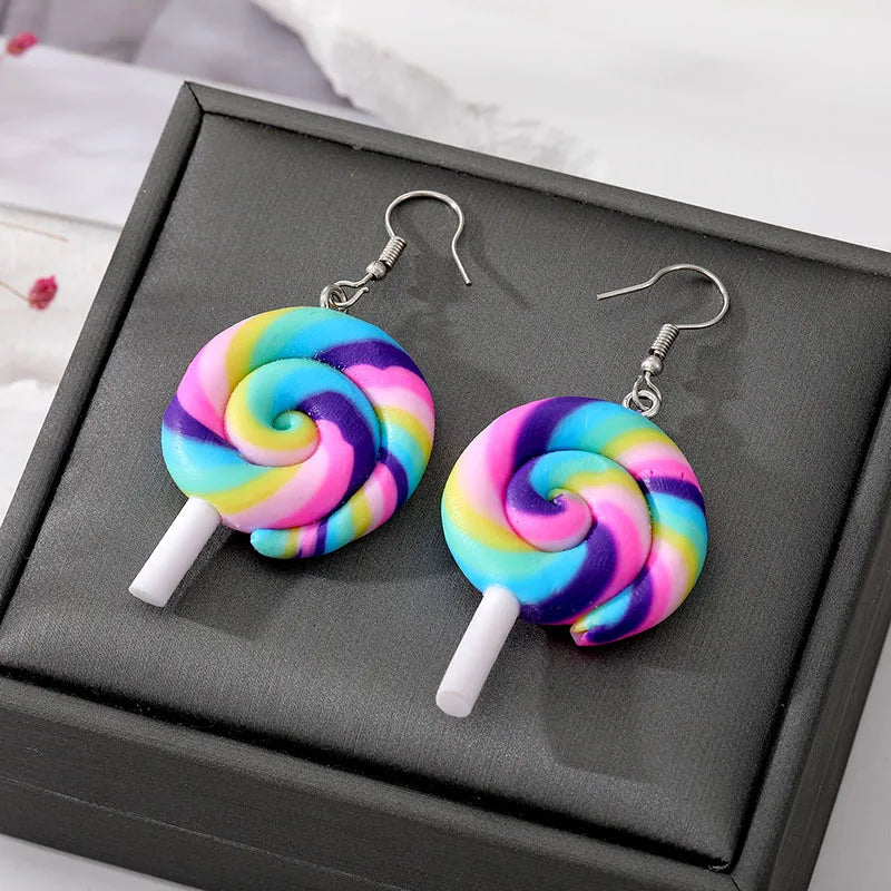 Rainbow Lolly earrings