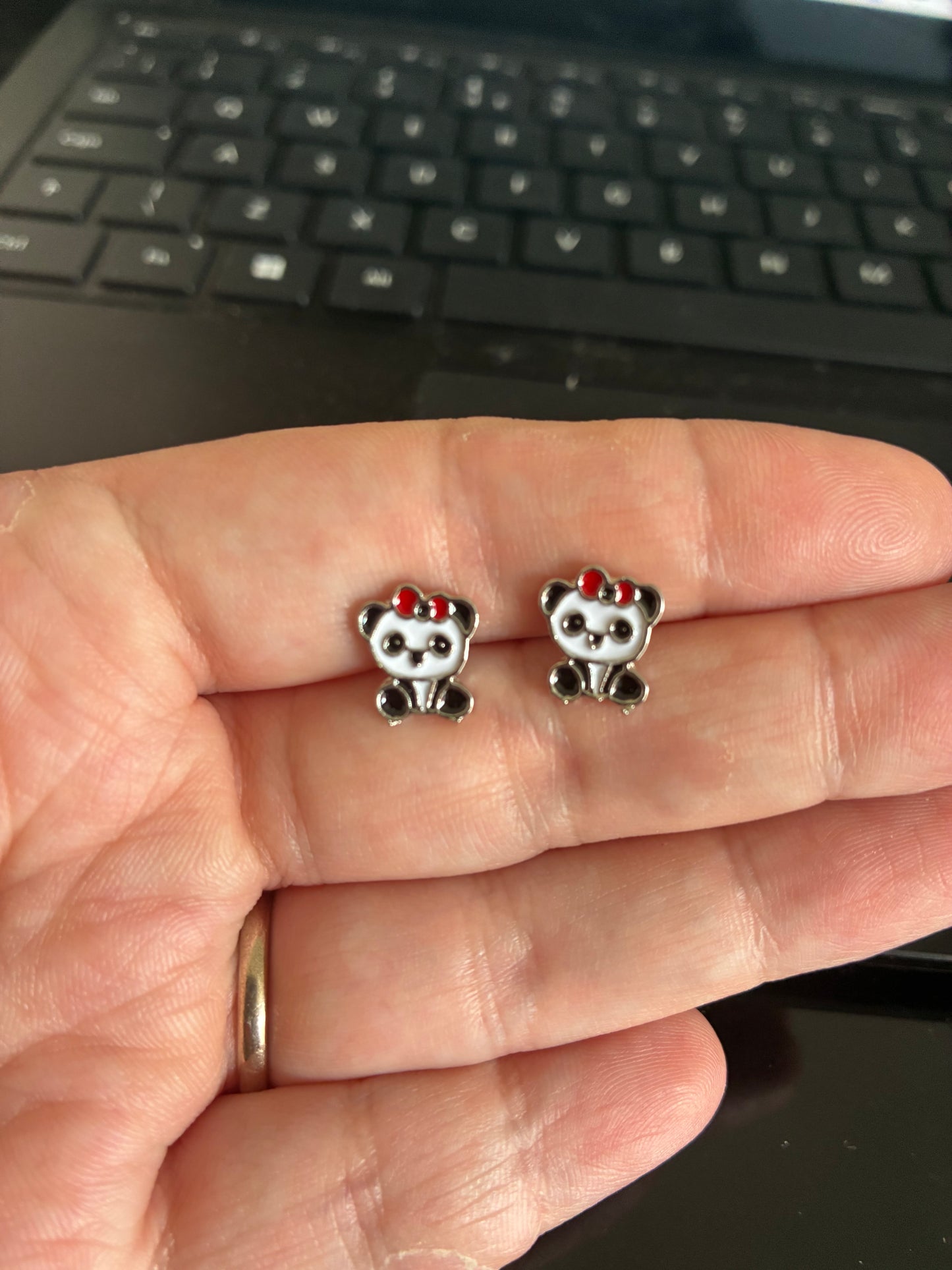 Panda Stud earrings