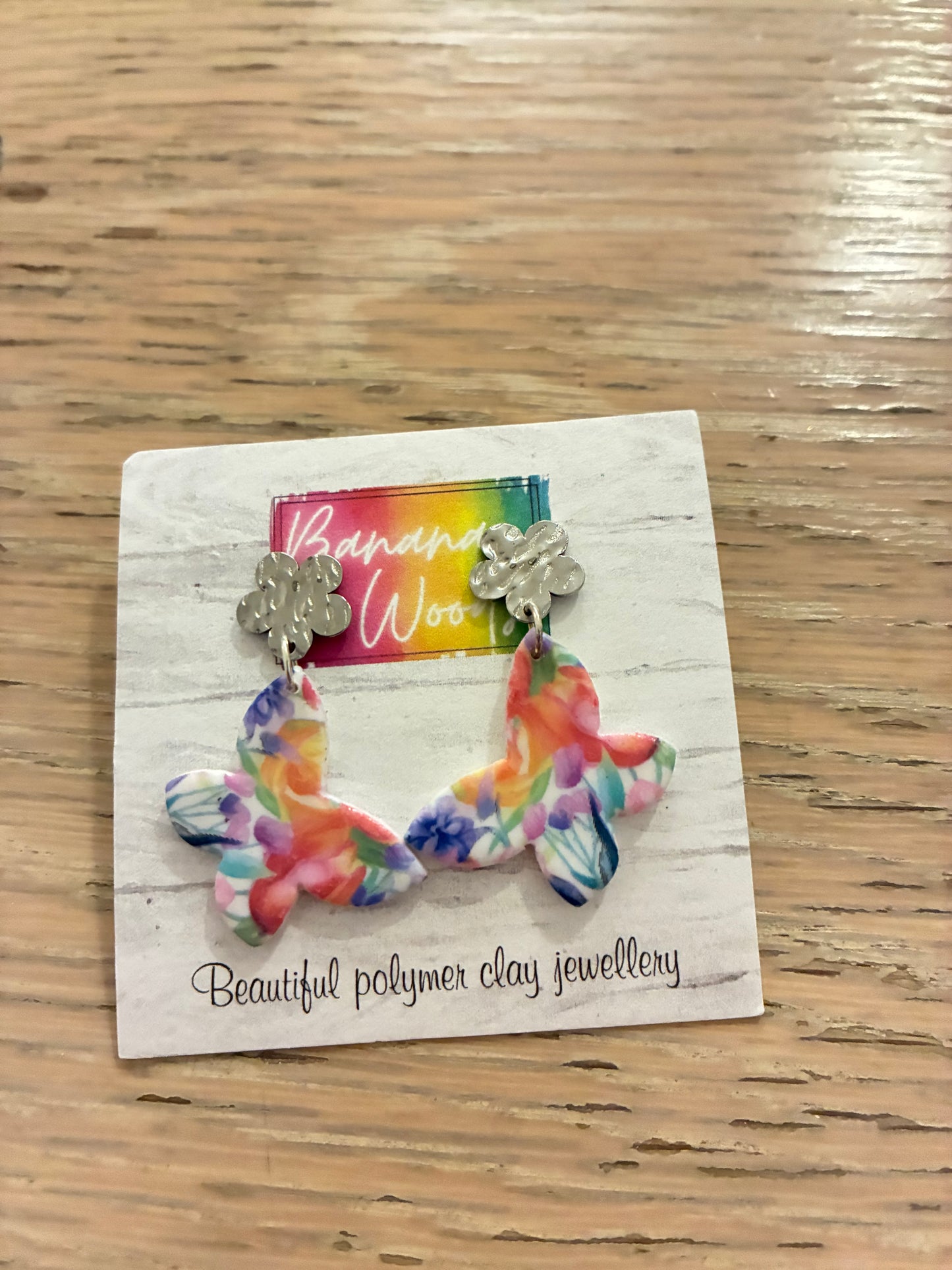 Unique polymer clay earrings