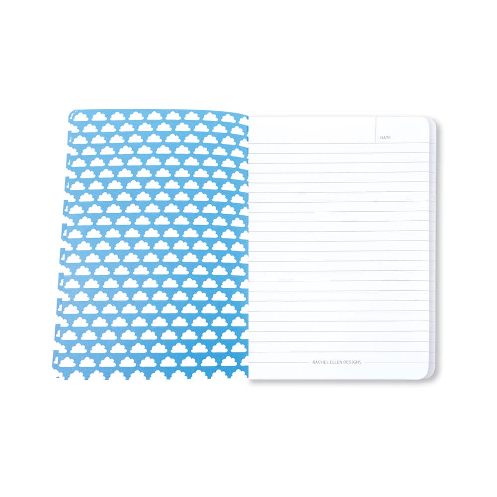 Notebook - Suns, Rainbows & Clouds/Gratitude Journal