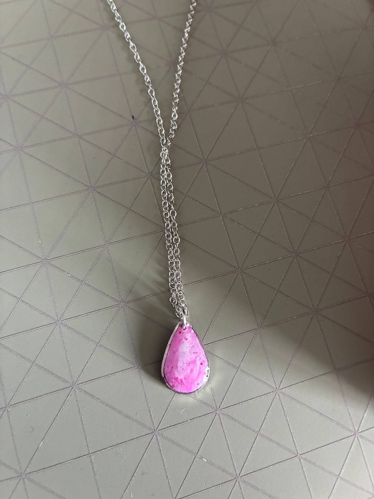 Unique polymer clay necklace