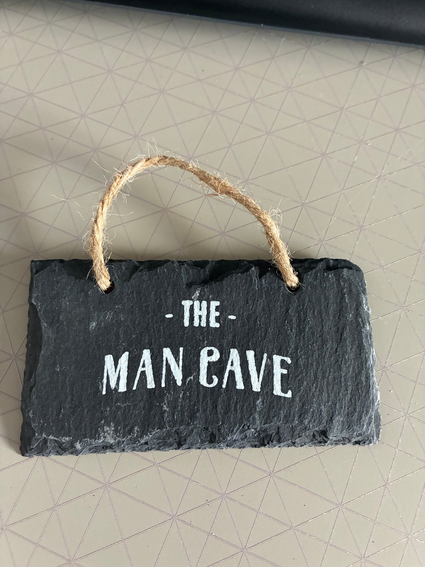 Man cave Mini slate sign