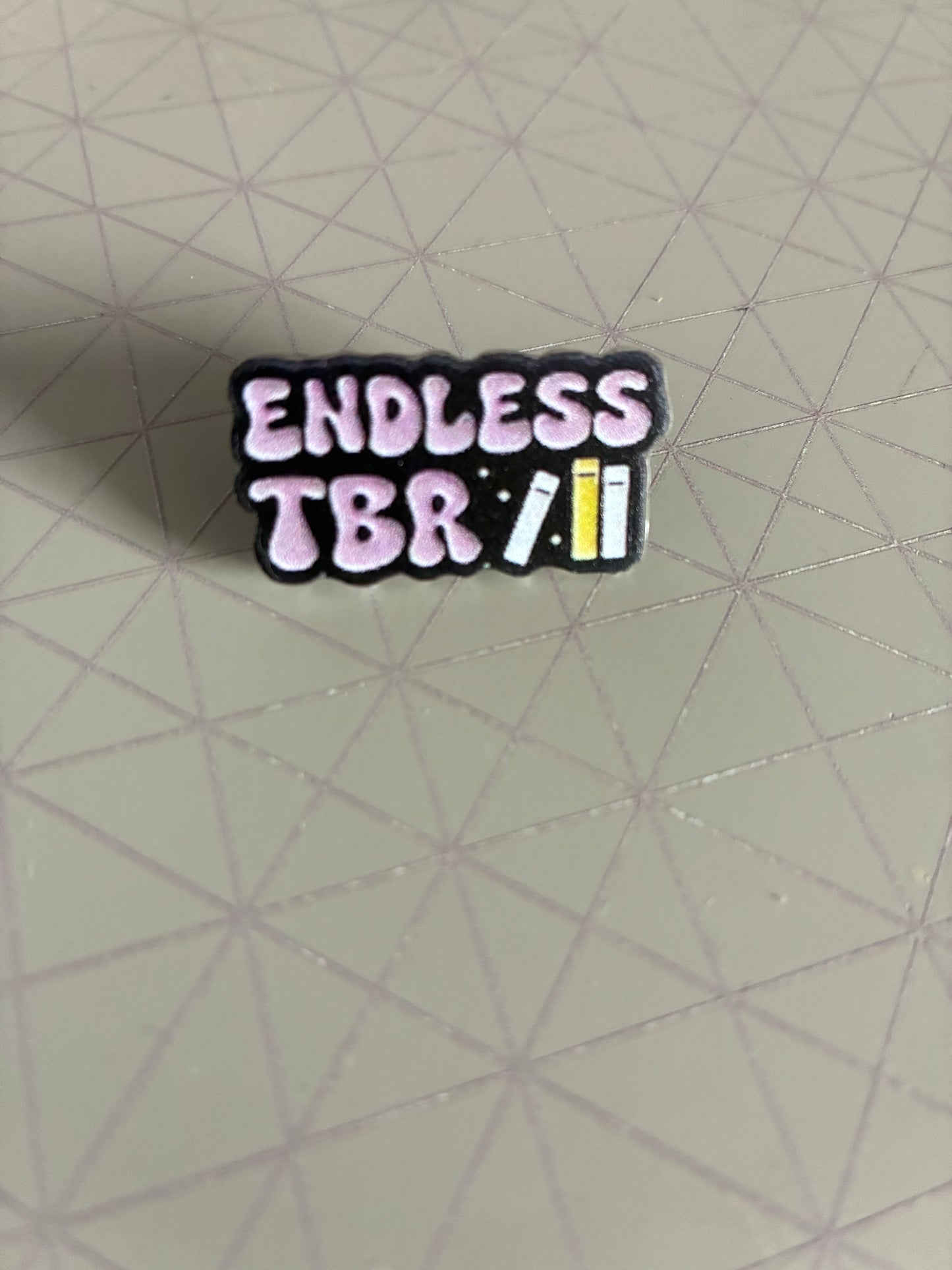 Endless TBR Pin badge
