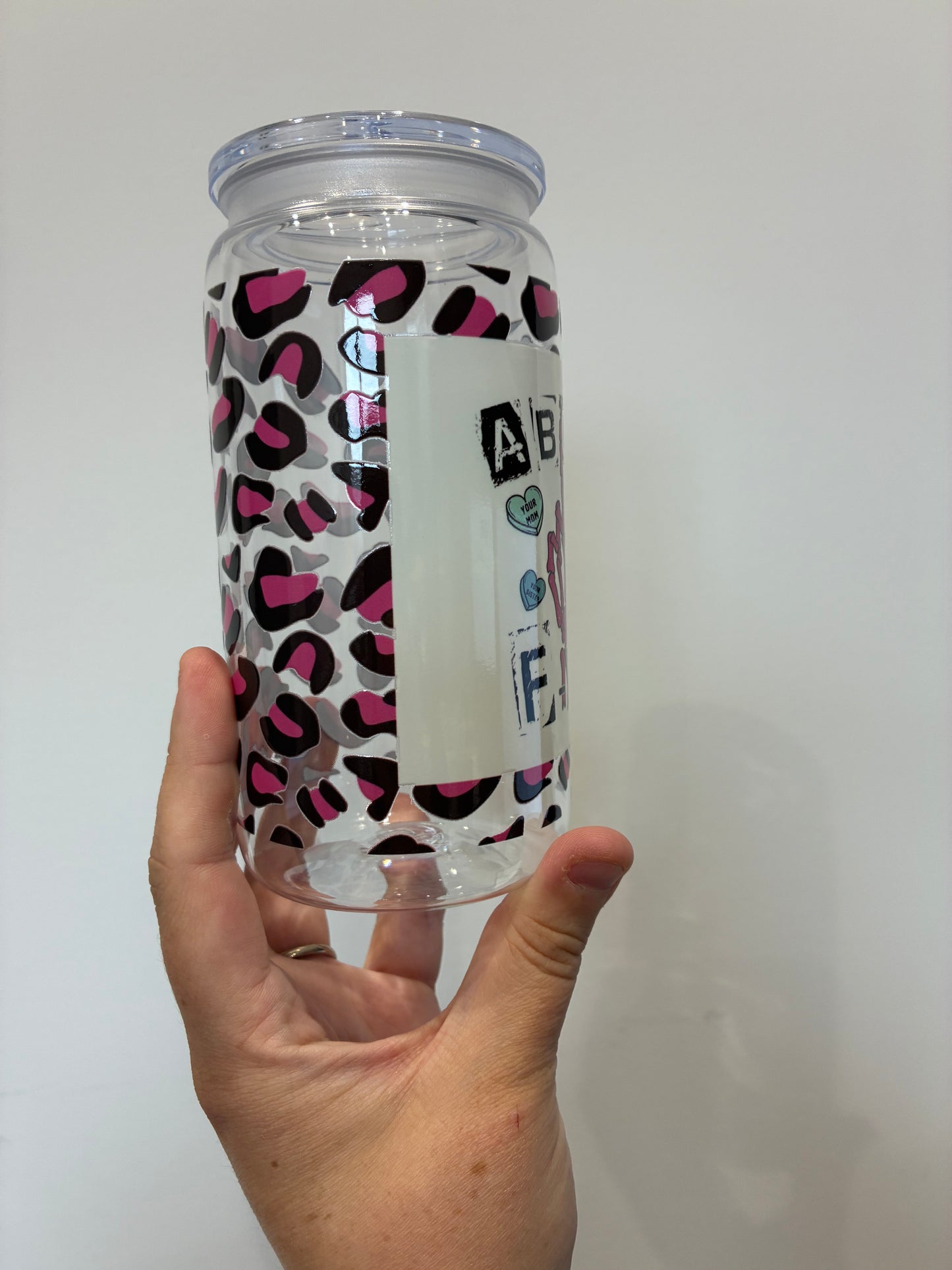 ABCDE F You Libby Can 16oz plastic