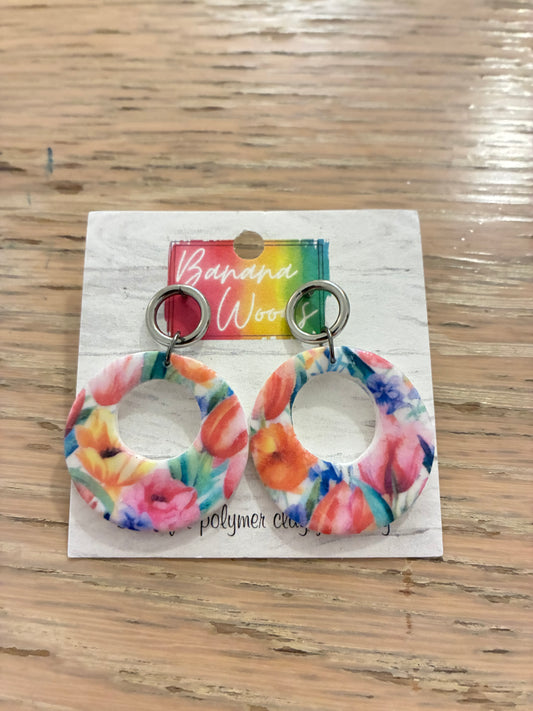 Unique polymer clay earrings