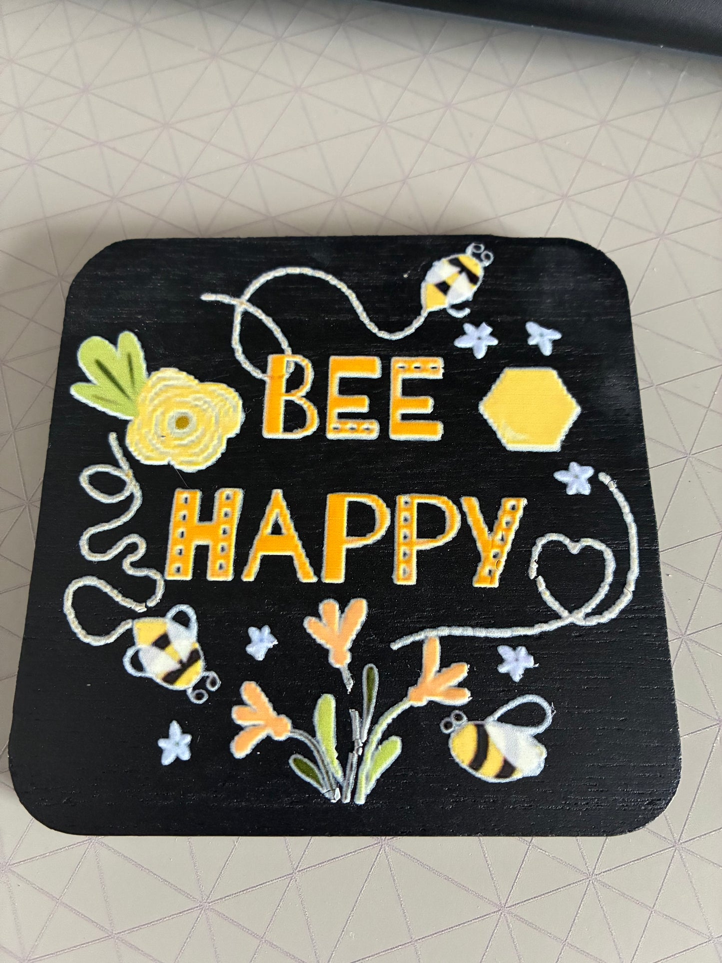 Bee Happy Coaster
