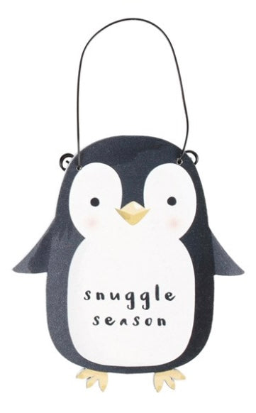 Small Cute Penguin Sign- Snuggle Season