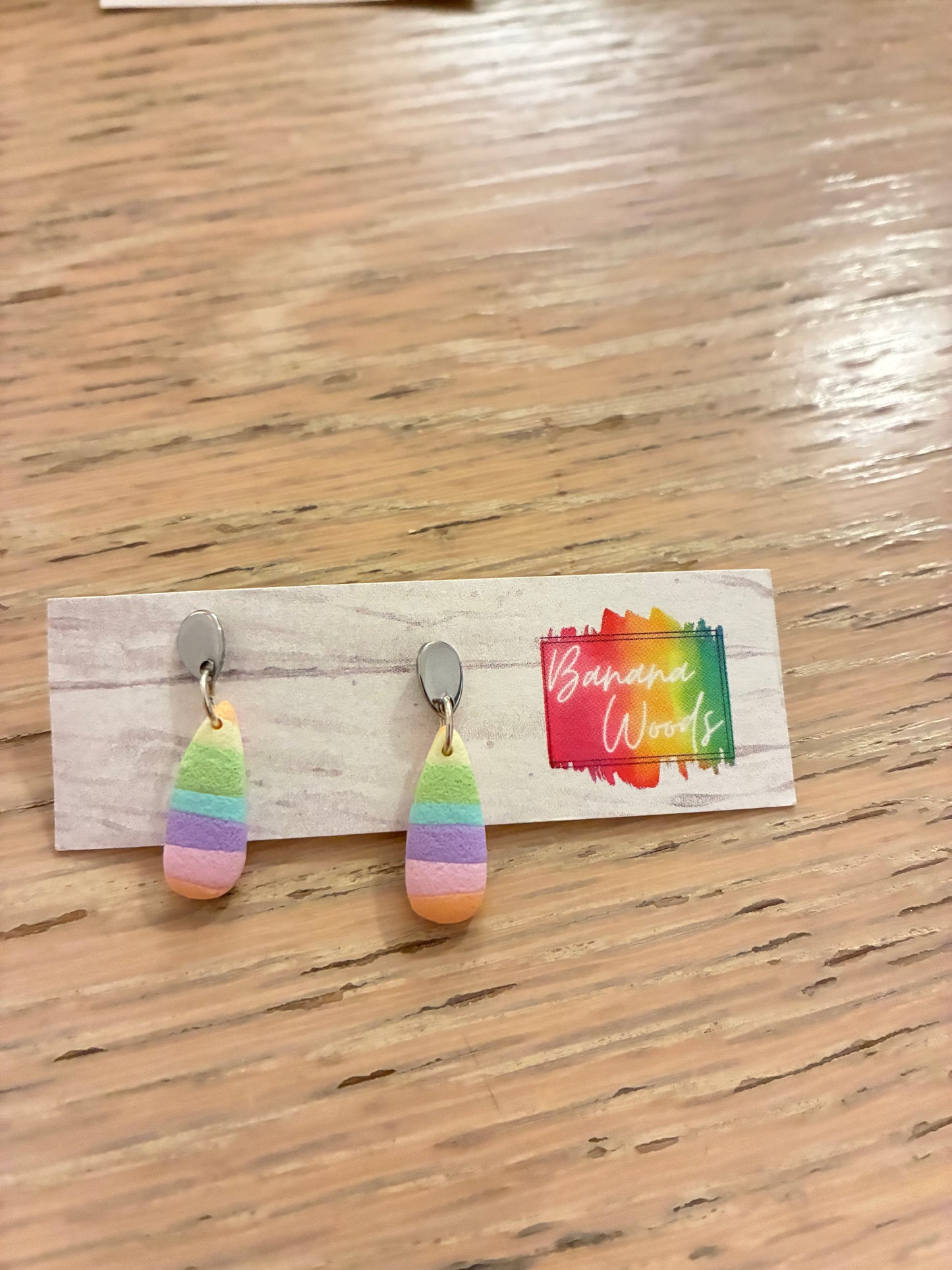 Unique polymer clay earrings
