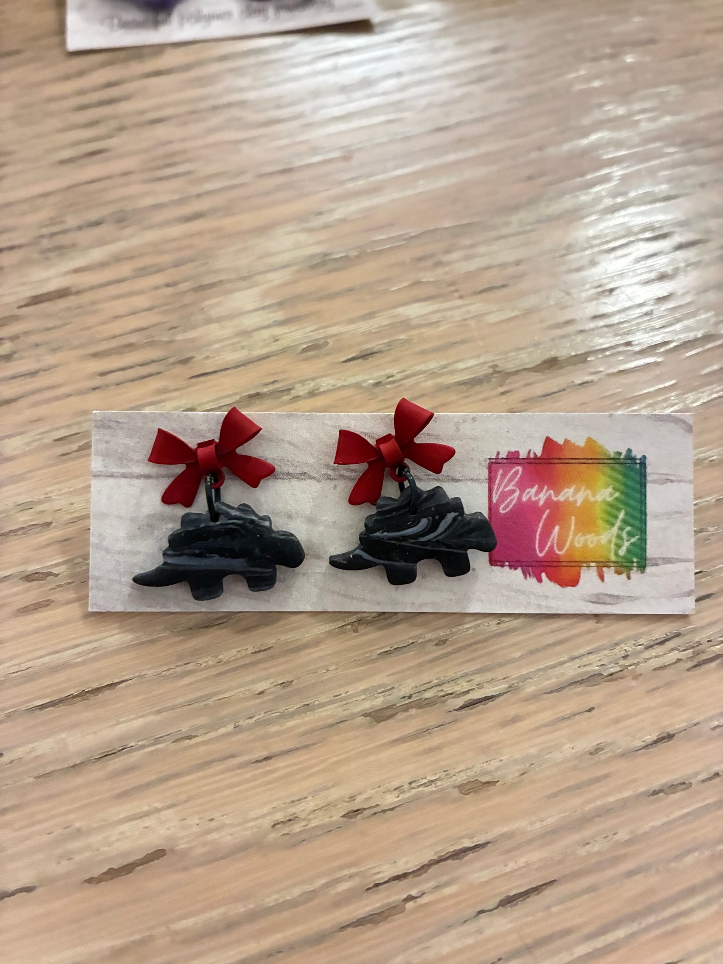 Unique polymer clay earrings