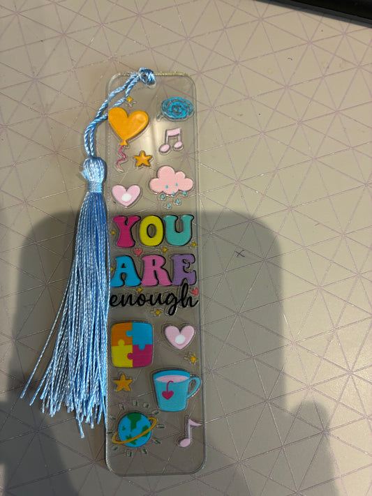 You Are Enough Acrylic Bookmark