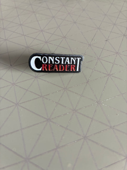 Constant Reader Pin badge