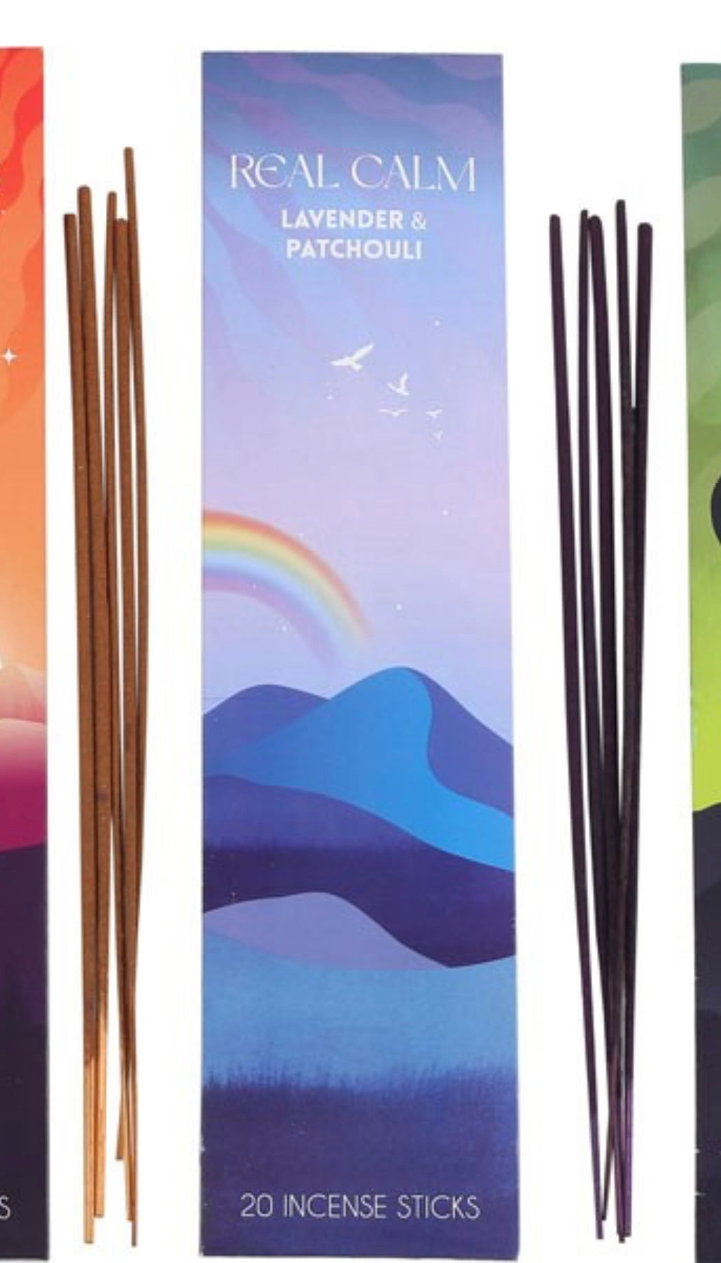 Real Calm Incense Sticks x20 Lavender and Patchouli