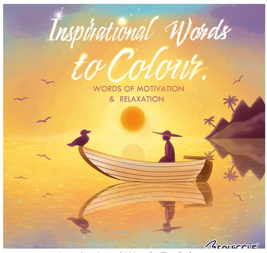 Inspirational Words to Colour pad