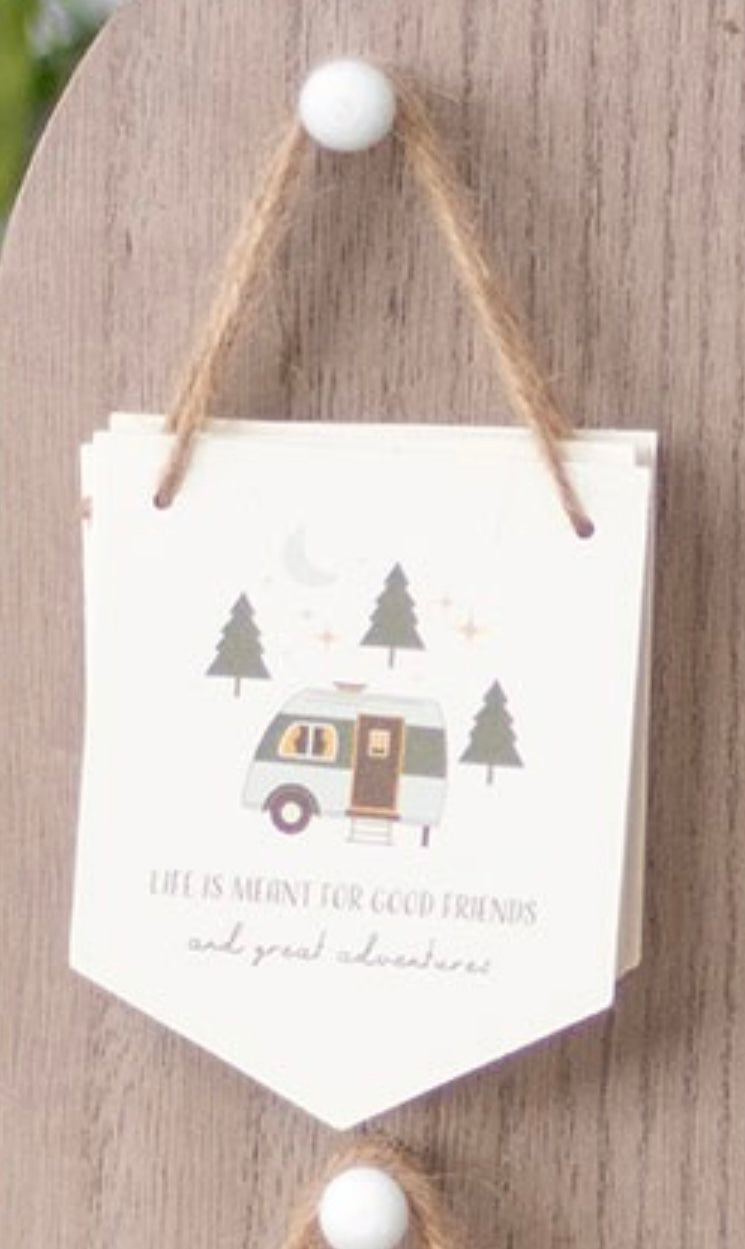Life is Meant for Good Friends Mini Hanging Sign