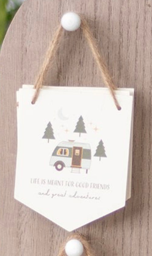 Life is Meant for Good Friends Mini Hanging Sign