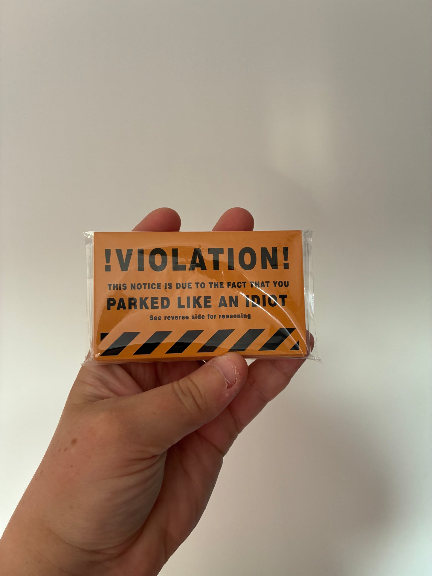 Parking Violation cards set
