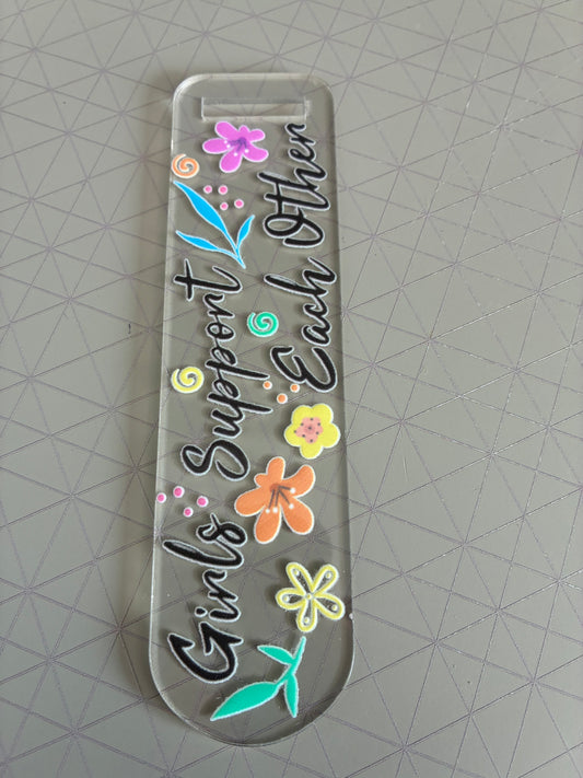 Girls support each other Bookmark