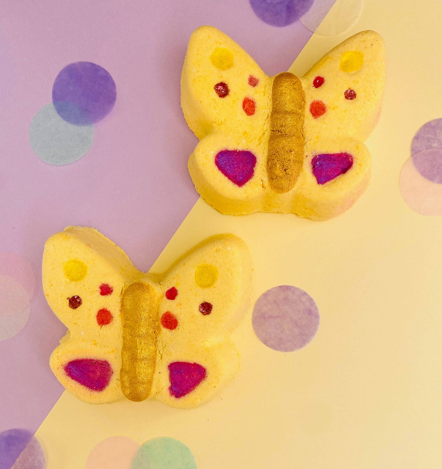 Handmade Rainbow Butterfly Bath Bomb