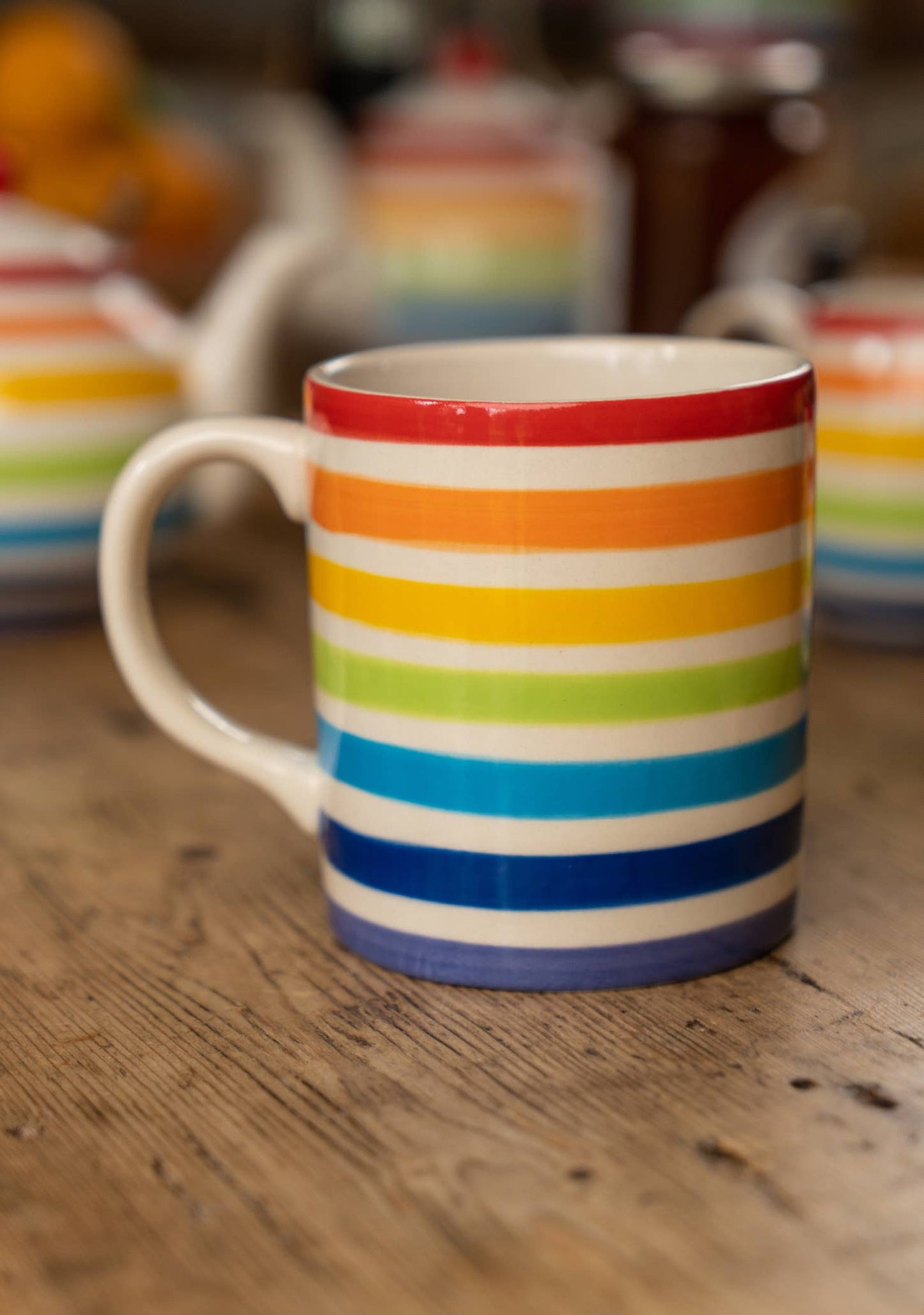 Hand Painted New Rainbow Regular Mug