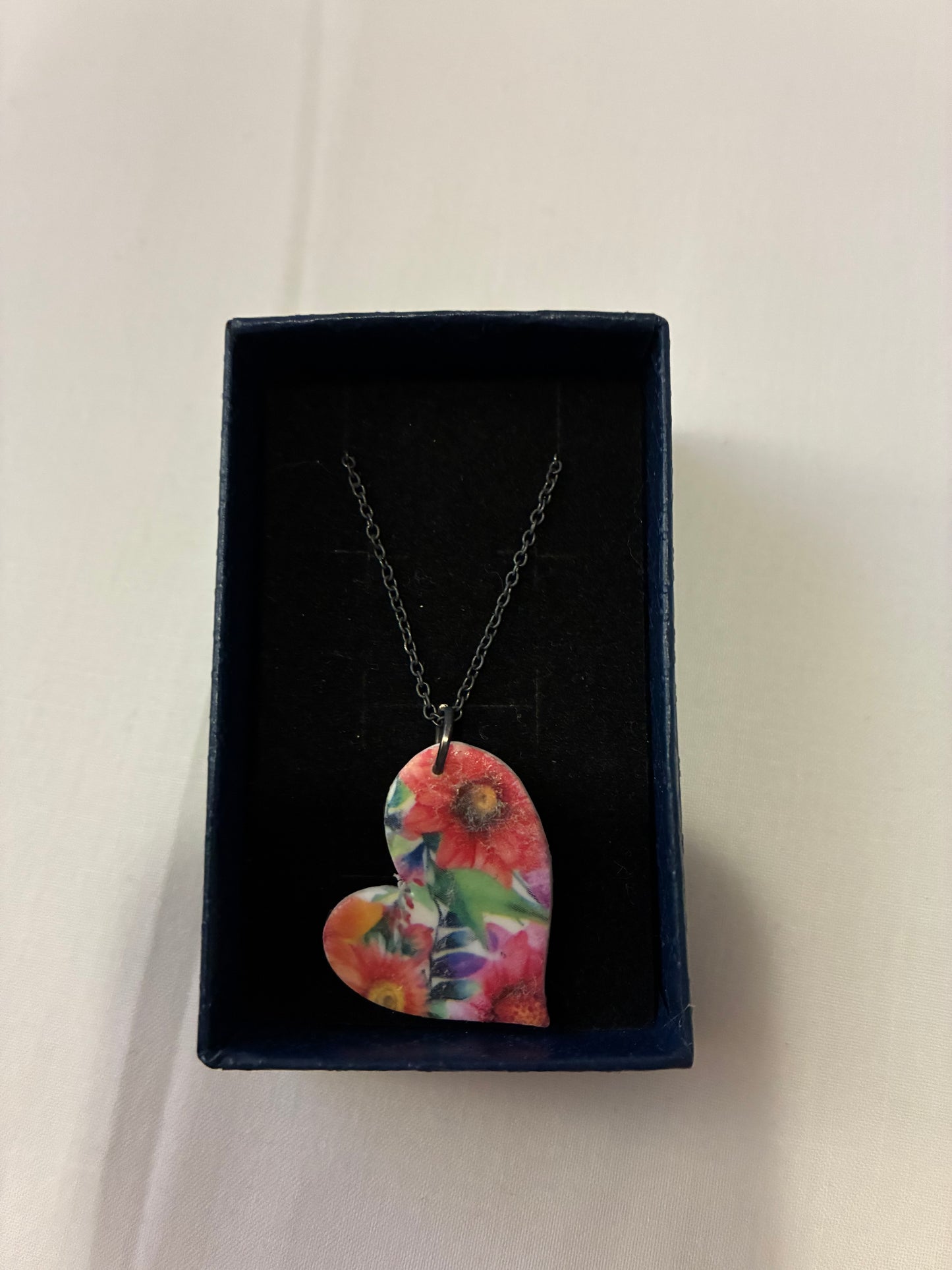 Unique handmade polymer clay necklace