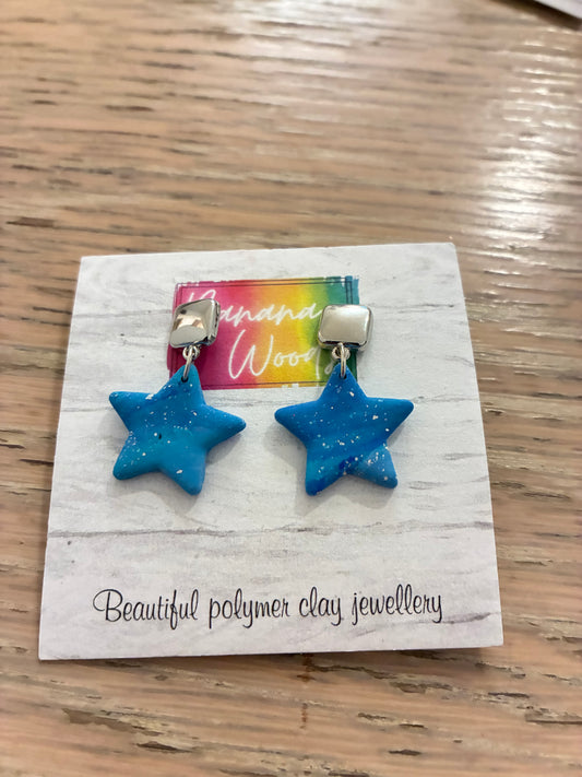 Unique polymer clay earrings