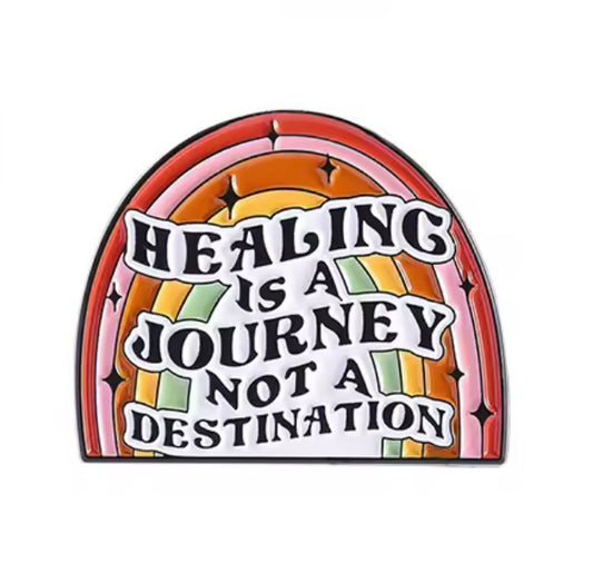Healing is a journey Pin Badge