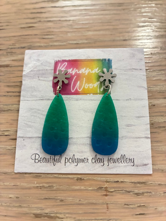 Unique polymer clay earrings