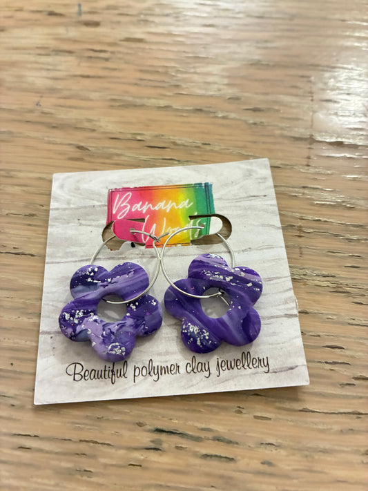 Unique polymer clay earrings