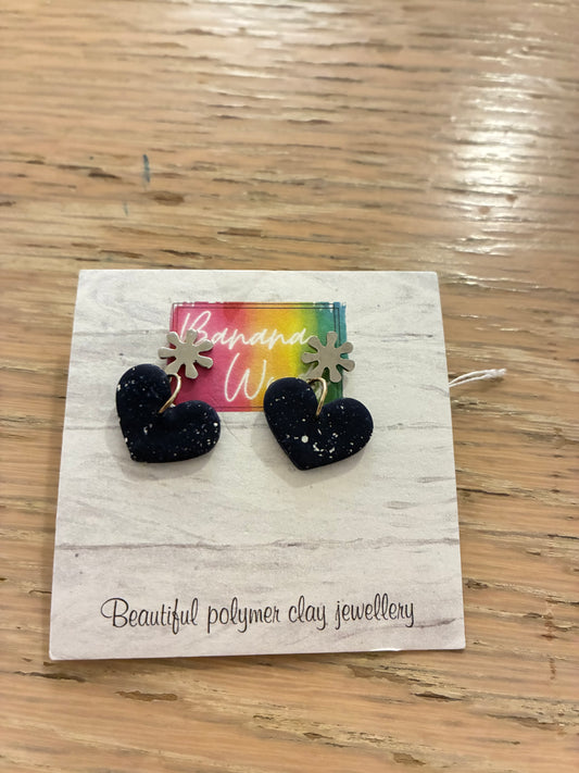 Unique polymer clay earrings