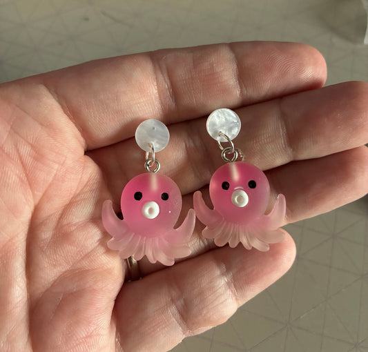 Octopus Acrylic Earrings