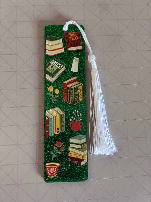 Green Book Acrylic Bookmark