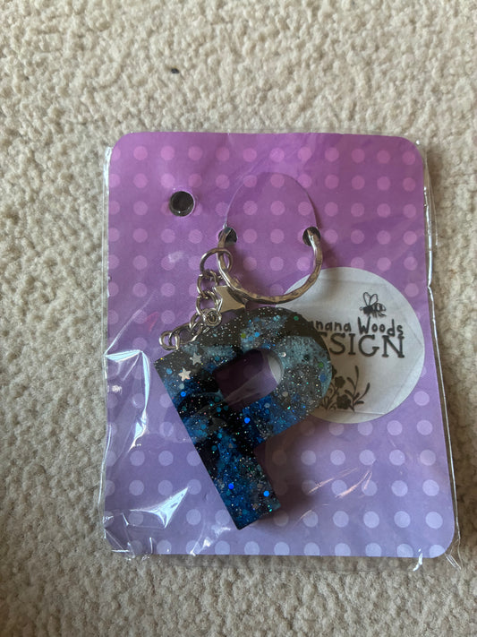Resin initial keyring