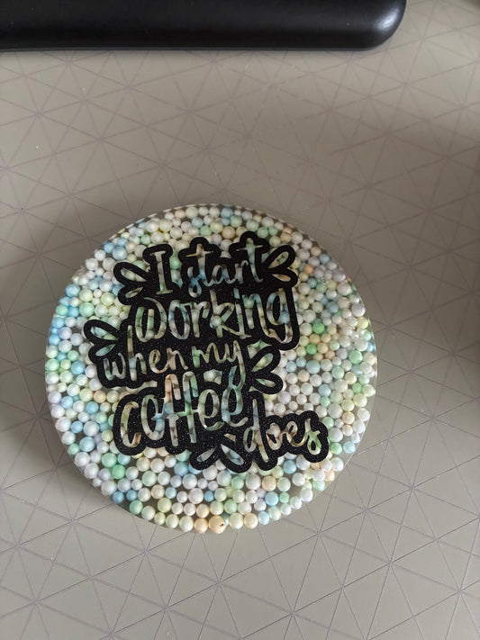 Pastel beads Coaster