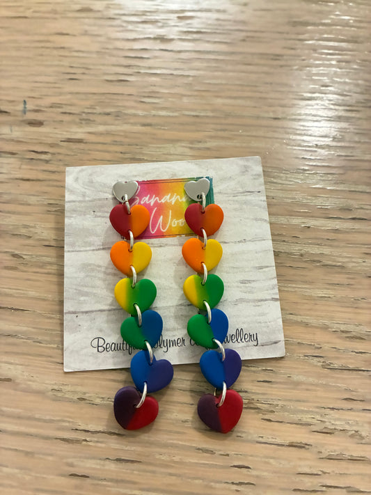 Unique polymer clay earrings