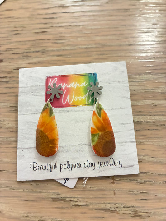 Unique polymer clay earrings