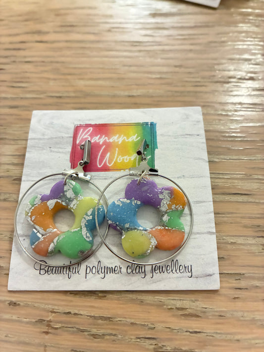 Unique polymer clay earrings