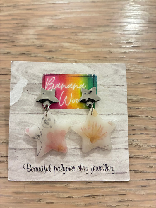 Unique polymer clay earrings