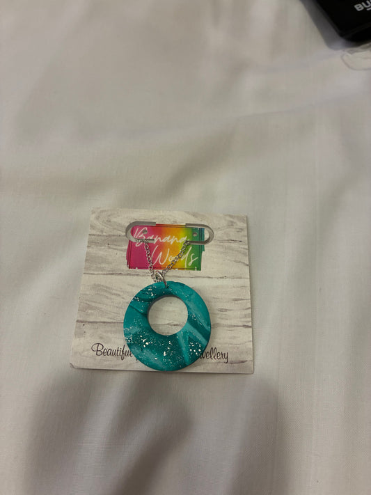 Unique polymer clay necklace