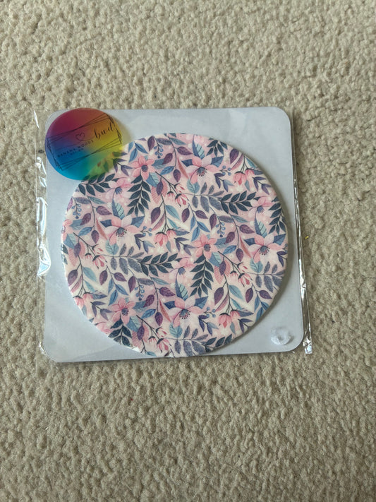 Polymer clay coaster