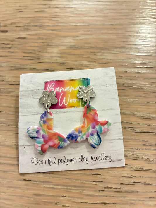 Unique polymer clay earrings