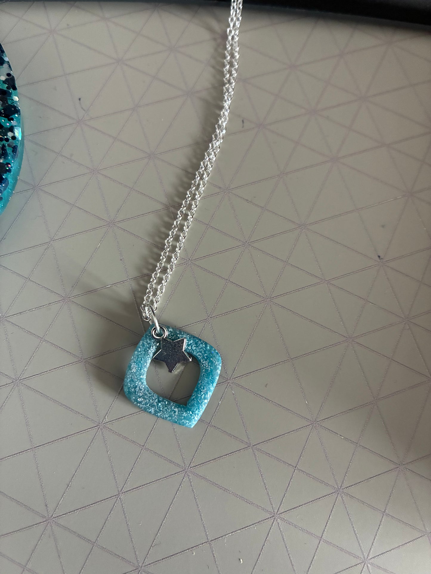 Unique polymer clay necklace