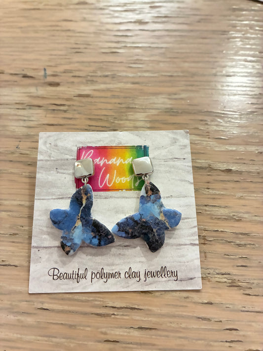 Unique polymer clay earrings