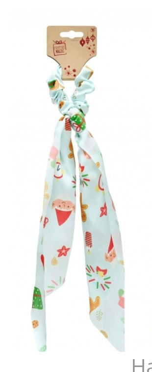 Christmas Scrunchie with long scarf