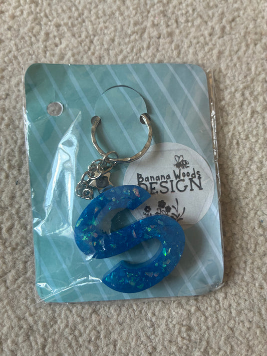 S Resin initial keyring